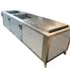 Equipo de Limpieza para Eliminación de Cera de Ferretería de Tres Tanques Máquina de Limpieza Ultrasónica de Acero Inoxidable para Piezas de Motocicleta