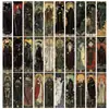 Marcadores Qi Encountered 30 Estilo Gótico Oscuro Transfronterizo Marcadores de Libro de Mago Oscuro Retro Tarjetas de Etiqueta para Lectura de Estudiantes