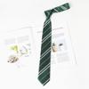 Gravata Verde para Mulheres, Camisa Listrada Preguiçosa Sem Gravata Estilo Universitário Japonês Acessório, Gravata Borboleta Verde Escuro Floral Feminina