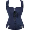 Vestido Medieval de Camurça com Cadarço para Cross-Border Amazon Renaissance Steampunk Pirata