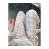 Pantalones de Pijama Estilo Nuevo para Primavera, Otoño y Verano, Delgados, Holgados, Tallas Grandes, Cómodos Pantalones Largos, Rectos Casuales para Casa Adecuados para Caminar Afuera