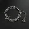 Pulsera Original de Cruz Oscura Disolvente para Hombre, Diseño de Nicho Versátil con una Tendencia de Estilo Americano de Alta Gama para Chicos