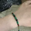 Pulseira Pequeno Elefante Tecida à Mão Estilo Étnico Tailandês, Tornozeleira Estilo Férias Boêmio, Pulseira Exótica de Xizang para Mulheres