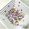 Explosivos Coloridos Recubiertos Transparente Circonita Arte de Uñas Mini Pequeños Strass de Fondo Plano Puntas de Uña Strass Decoraciones para Uñas Venta al por Mayor