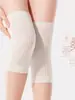 Joelheiras de Seda de Verão, Aquecedores de Articulação de Joelho Leves e Finos para Homens e Mulheres, Aquecedores para Ambientes com Ar Condicionado, Joelheiras Invisíveis, Leggings Antiderrapantes