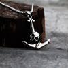 Novo Produto Transfronteiriço Pingente Viking Nórdico Crânio Âncora Personalizado Simples Pingente Masculino Joias de Aço Inoxidável