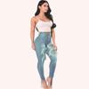 Comércio Transfronteiriço Europeu e Americano Wish.Com Aliexpress Amazon Ebay Calças Skinny Jeans Rasgados para Mulheres