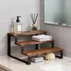Estante de Almacenamiento para Cosméticos, Lavabo, Organizador Tipo Escalera para Productos de Cuidado de la Piel, Perfume, Mascarilla Facial, Vaso para Cepillo de Dientes, Estante de Almacenamiento para Pasta de Dientes