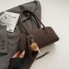 Bolso de hombro vintage con diseño esmerilado para mujer, estilo coreano, estilo nicho, estilo almohada para uso diario, otoño e invierno, 2024