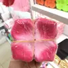 Simulação rosa pétalas falsas decoração de quarto de casamento aniversário dia dos namorados proposta para expressar romântico layout de hotel espalhar à mão