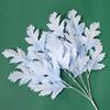Folha de carvalho artificial casamento paisagem flor parede flor linha base Folha de casamento flor falsa fábrica atacado decoração de teto