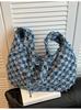Bolso de Hombro de Mezclilla Moda Coreana Transfronterizo 2026 Nuevo Retro Elegante Bolso Tote Casual Estilo Perezoso Bolso Tote