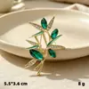 Estilo chinês elegante bambu anti-exposição broche nicho requintado pino terno corpete estilo antigo casaco high-end acessórios