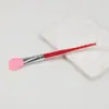 Brocha de Silicona para Mascarilla, Brocha Suave para Mascarilla, Brocha en Forma de Abanico para Ácido Frutal, Brocha de Maquillaje, Brocha de Belleza, Aplicador de Mascarilla de Barro, Herramienta de Belleza