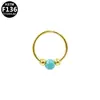 Gabe Joyería de Piercing de Aleación de Titanio G23 Transfronteriza Europea y Americana Anillo de Nariz Personalizado de Astas de Ciervo Aro de Nariz para Uso Transfronterizo de Comercio Exterior