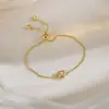 Pulsera de Corazón Estilo Ojo de Gato Coreano para Mujer Pulsera de Moda Estilo Ins Personalizada Nueva Joyería de Mano Ajustable Venta al por Mayor