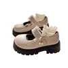 Sapatos de Couro para Meninas 2026 Primavera/Verão Novo Estilo Crianças Médias e Grandes Sapatos de Princesa com Laço Moda Versátil Sapatos Mary Jane para Meninas