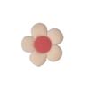 Zapatos rosas con agujeros y flores, accesorios de PVC de goma suave con dibujos animados para niña, zapatos de jardín con flores, hebillas decorativas, accesorios en stock