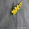 Nuevo gladiolo de diez cabezas de doble hoja estilo europeo flor de seda artificial sala de bodas decoración del hogar flor artificial flor falsa