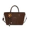 Bolso de hombro cruzado nuevo para mujer Xiaofangbao Henggeng, bolso tote versátil de alta gama de gran capacidad, bolso de mano transfronterizo para mujer