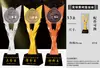 Troféu de Cristal Personalizado de Basquete para Jogos Esportivos de Alunos Escolares, Medalhas de Campeão e Vice-Campeão de Streetball FMVP