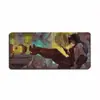 Mouse Pad Extra Grande Cyberpunk Mecha Girl Estendido para E-Sports Tapete Antiderrapante para Teclado de Computador Setup de Mesa para Jogos
