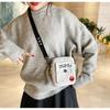 Bolso de Hombro de Moda Nueva 2025 Bolso Cuadrado Pequeño Lindo de Moda Estilo Japonés Estilo Harajuku Bolso de Mujer Bolso Cruzado de Plaza Sésamo