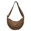 Bolso Bandolera de Hombro de Color Sólido Fresco Estilo Japonés Bolso de Compras Portátil Diario Bolso Tote de Gran Capacidad Logo Personalizable