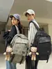 2026 Nuevo Estilo Mochila Escolar Estilo Coreano de Moda Ropa de Trabajo Mochila para Pareja Gran Capacidad Estudiantes de Secundaria Niños Mochila para Niñas