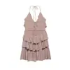 Colar decorativo marca Z moda camada de tule mais vendido AliExpress gola halter feminina transfronteiriço europeu e americano vestido foto ZA