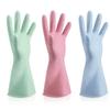 [Luvas Curtas] Luvas de Lavar Louça Femininas Finas Impermeáveis Duráveis Cozinha Limpeza Doméstica Lavanderia Doméstica Borracha