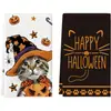 Panos de prato de cozinha para Halloween mais vendidos internacionalmente, presentes decorativos festivos, toalhas de mesa e toalhas absorventes, disponíveis para personalização