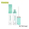 Tubo Transparente Quadrado de 6ml para Gloss Labial Tubo Vazio Novo Tubo de Plástico para Brilho Labial Frasco de Mel Labial Material para Bolsa de Maquiagem