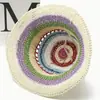 Sombrero de Mujer Primavera y Verano Combinable de Ala Ancha Sombrero de Paja Verano Playa Sombrero de Pescador para Showface Pequeño Sombrero Protector Solar Sombrero Parasol Estilo Coreano