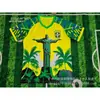 Serie Especial de Uniformes de Fútbol para Adultos de Manga Corta de Jersey Brasileño al por Mayor