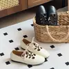 Mollykiki Mocasines Planos de Encaje Hueco con Cordones y Boca Baja para Mujer 2026 Estilo Nuevo Primavera y Verano Mocasines de Suela Plana Estilo Británico