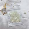 Accesorios para Uñas con Diseños Perla Base Plana Semircircular Blanco Iridiscente Pequeño Tridimensional Forma de Bollo Decoraciones para Uñas Estilo Celebridad de Internet Japonesa Piezas para Uñas