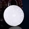 Pingente Masculino de Jade Natural Nove Palácios Oito Trigramas jade 12 Signos Doze Signos do Zodíaco Pingente de Jade Afegão Pingente Tai Chi