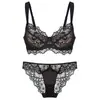 Lencería sexy estilo francés para mujer, con fino algodón y encaje de pestañas, diseñada para hacer que los pechos grandes parezcan más pequeños y prevenir la flacidez, disponible en tallas grandes