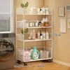Estante de almacenamiento para baño, organizador de balcón junto a la lavadora, solución de almacenamiento multicapa para detergente de lavandería para el baño