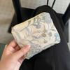 Monedero pequeño Ins con estampado de lápiz labial, bolsa cosmética, bolsa menstrual para niñas, mini almacenamiento, tela, cremallera, bolsa cosmética