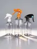 Botella rociadora para limpieza de mascotas, botella rociadora transparente de gran capacidad, regadera de flor de niebla ultrafina, botella de repuesto para desinfectante de alcohol