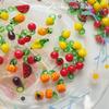 [Fruta de Asia Occidental] Sandía Manzana Cuentas de Vidrio Cuentas Hecho a Mano Material DIY Pulsera Accesorios de Joyería