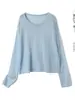 Cubierta de protección solar tipo caftán para mujer, cuello redondo bajo, lino sintético, estilo suelto fino de verano, estilo perezoso, suéter exterior de seda helada, camisa para aire acondicionado
