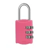 [Producido en Fábrica] Candado de Combinación Multicolor de 3 Dígitos para Maleta, Mochila, Taquilla