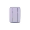 Funda de cuero con soporte antideslizante, tarjetero plegable magnético, compatible con MagSafe, para funda de teléfono iPhone, pegatina trasera, almacenamiento de cuero