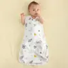 Saco de dormir de algodón para bebé, Chaleco para bebé, Transpirable, Sin mangas para recién nacidos, Adecuado para todas las estaciones, Transfronterizo, Protección del vientre, Ligero y transpirable para bebés y niños