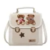 Mochila Cute de Dibujos Animados Estilo Coreano para Mujer Bolso 2026 Nueva Moda Elegante Versátil Bolso Cruzado de Mano