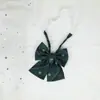 Corbata de moño para hombre Corbata de moño para mujer Floral Versátil JK Uniforme japonés Sin banda elástica Material escolar Jardín de infantes Rayado Estilo Campus