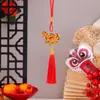 Colgante Fu Ma de Gota de Aceite del Festival de Primavera 2026 Estilo Chino Zodiacal Decoración Festiva de Año Nuevo Carácter Fu Colgante Pequeño para el Festival de Primavera